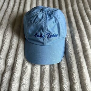 Unisex Embroidered Lake Tahoe Blue Cap